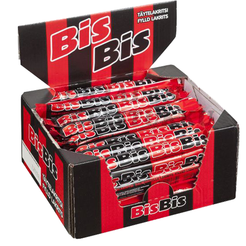 Lakritsipatukat Bisbis 50kpl - 48% alennus