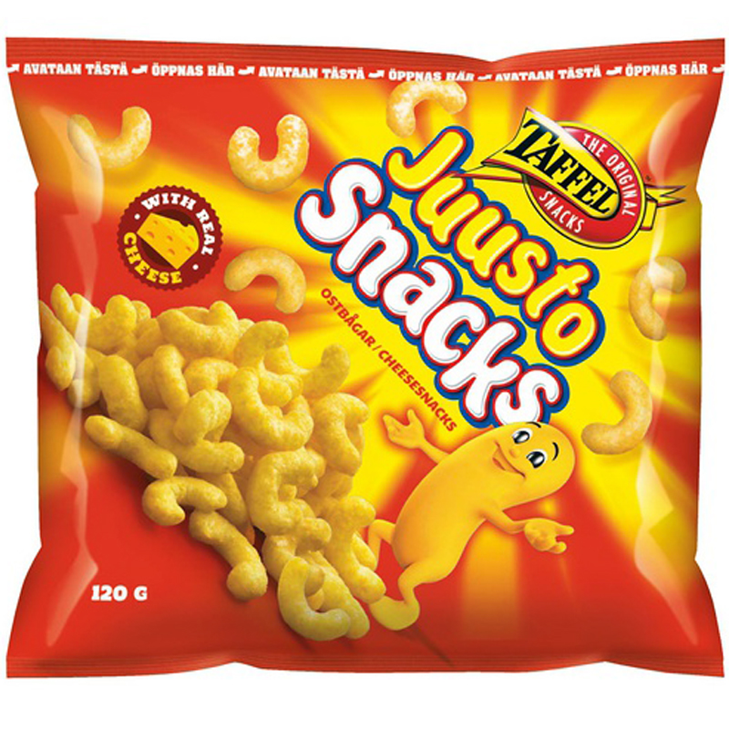 Juustosnacks - 34% alennus