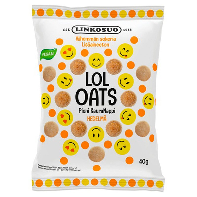 Kauravälipalat "Lol Oats" 40g - 21% alennus
