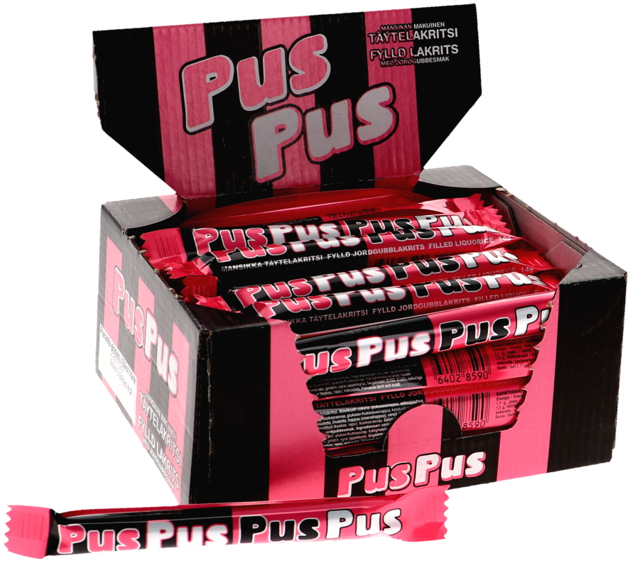 Lakritsipatukat Puspus 50kpl - 48% alennus