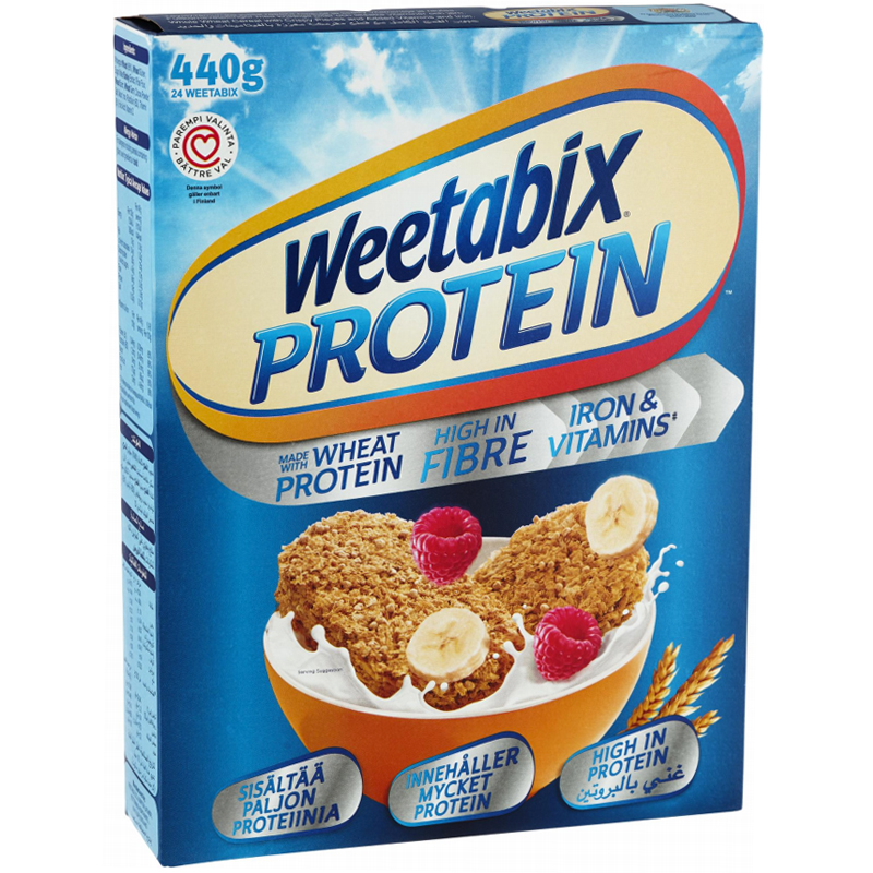 Aamiaismurot "Weetabix Protein" 440g - 63% alennus