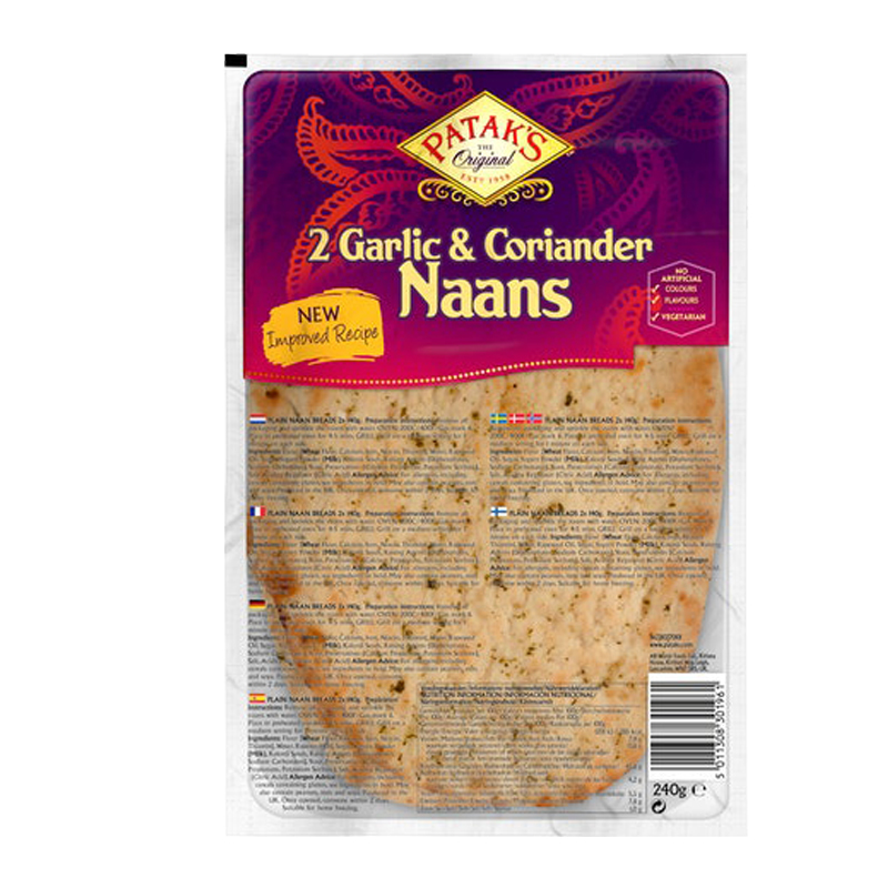 Naanleipä Valkosipuli & Korianteri - 24% alennus
