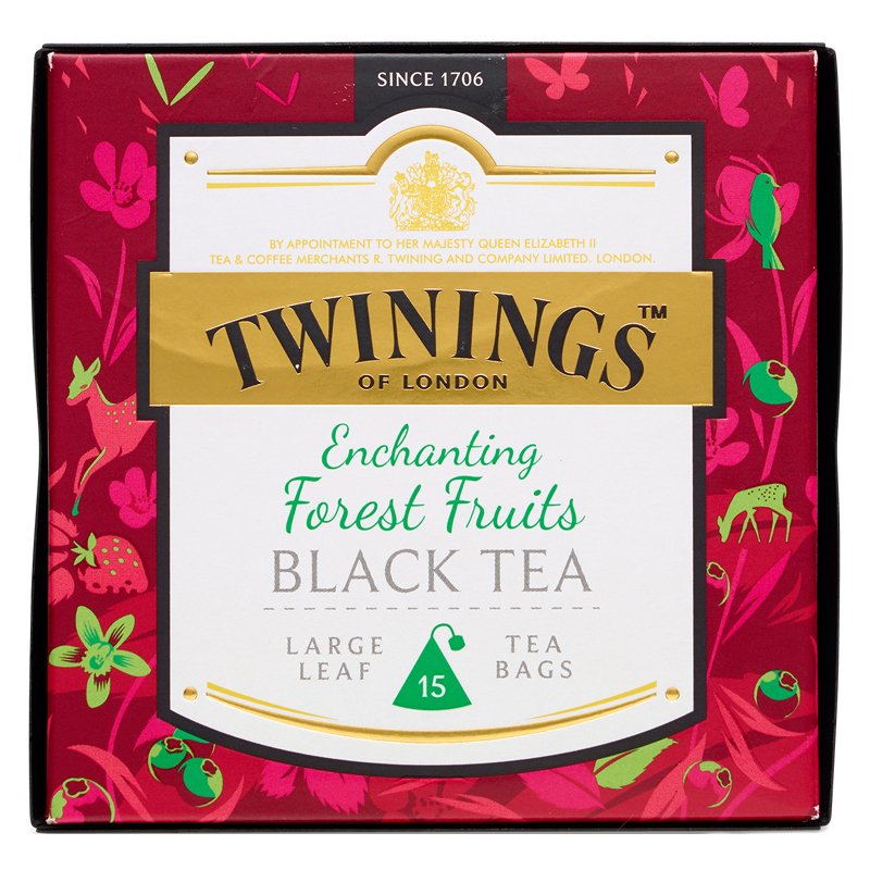 Musta Tee "Enchanting Forest Fruits" 15-pack - 36% alennus
