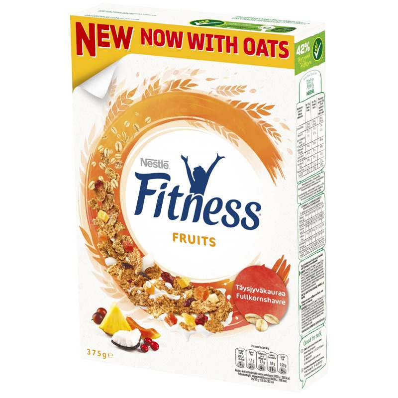 Hiutaleita "Fruits" 375g - 33% alennus