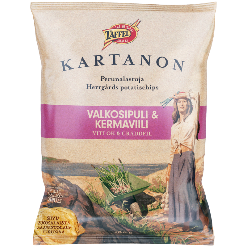 Perunalastut Valkosipuli & Kermaviili - 19% alennus