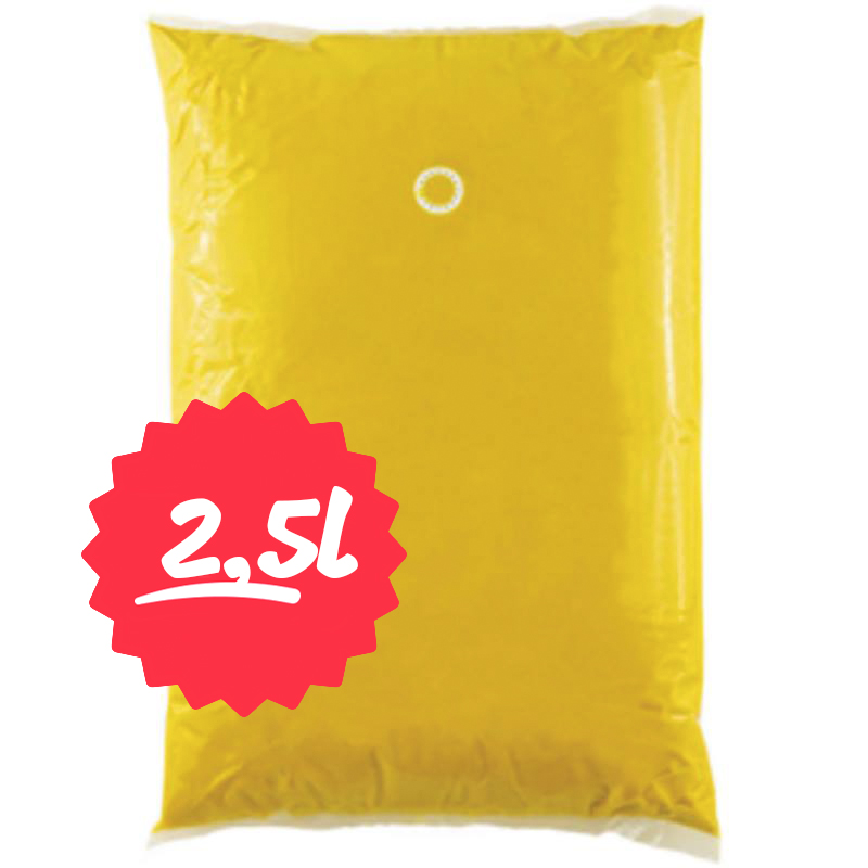 Sinappi "Honey" Täyttöpakkaus 2,5L - 96% alennus