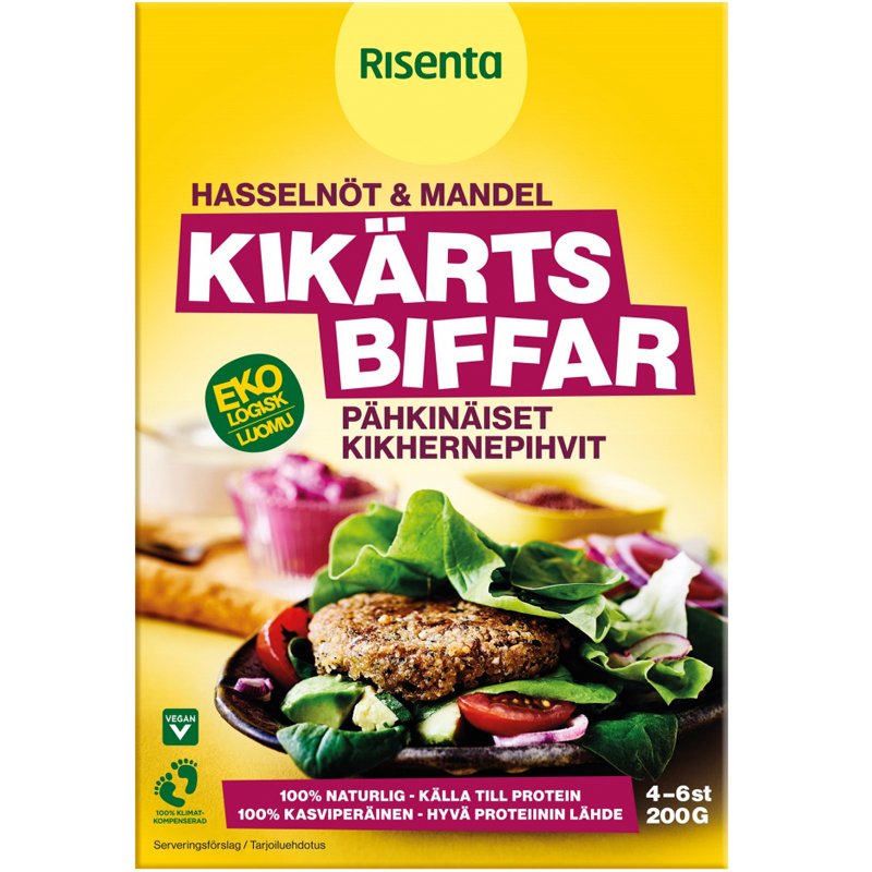 Luomu Kikhernepihviainekset 200g - 29% alennus