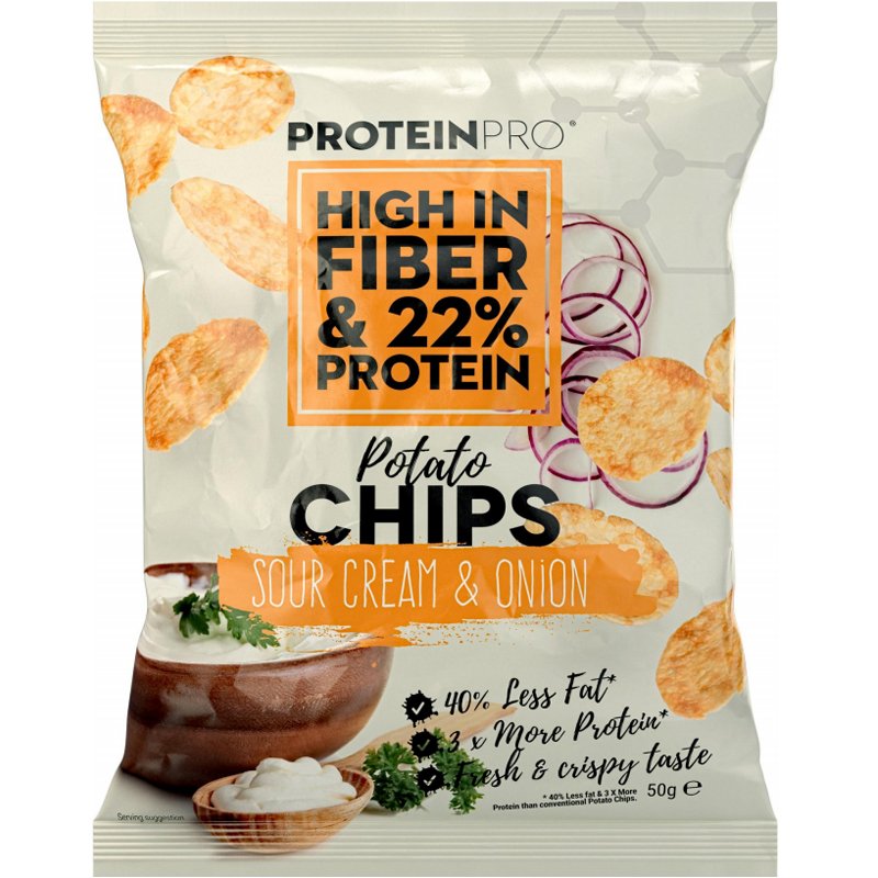 Proteinpro Sipsit Kermaviili&Sipuli, 50g - 48% alennus