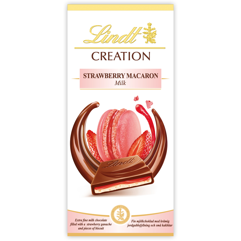 Maitosuklaa "Strawberry Macron" 140g - 37% alennus