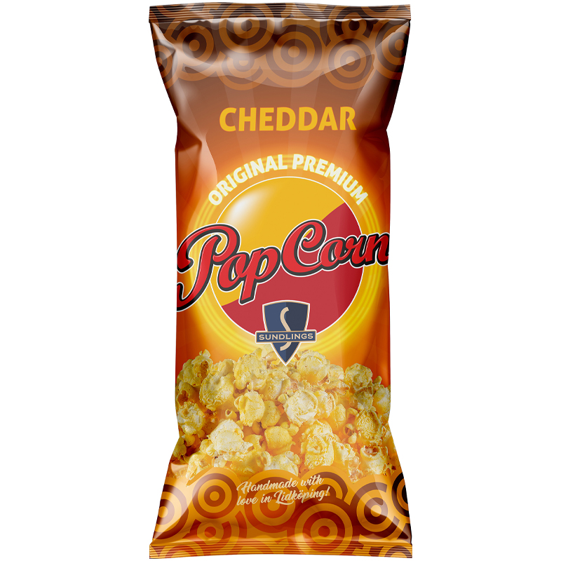 Popcornit Cheddar - 23% alennus