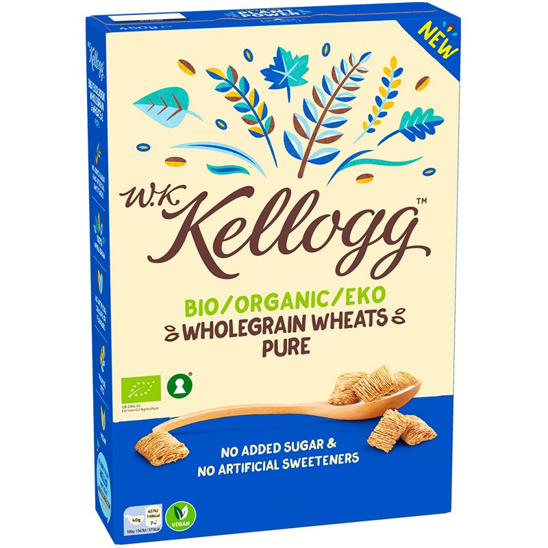 Luomu Hiutaloitua Täysjyvävehnää 450g - 50% alennus