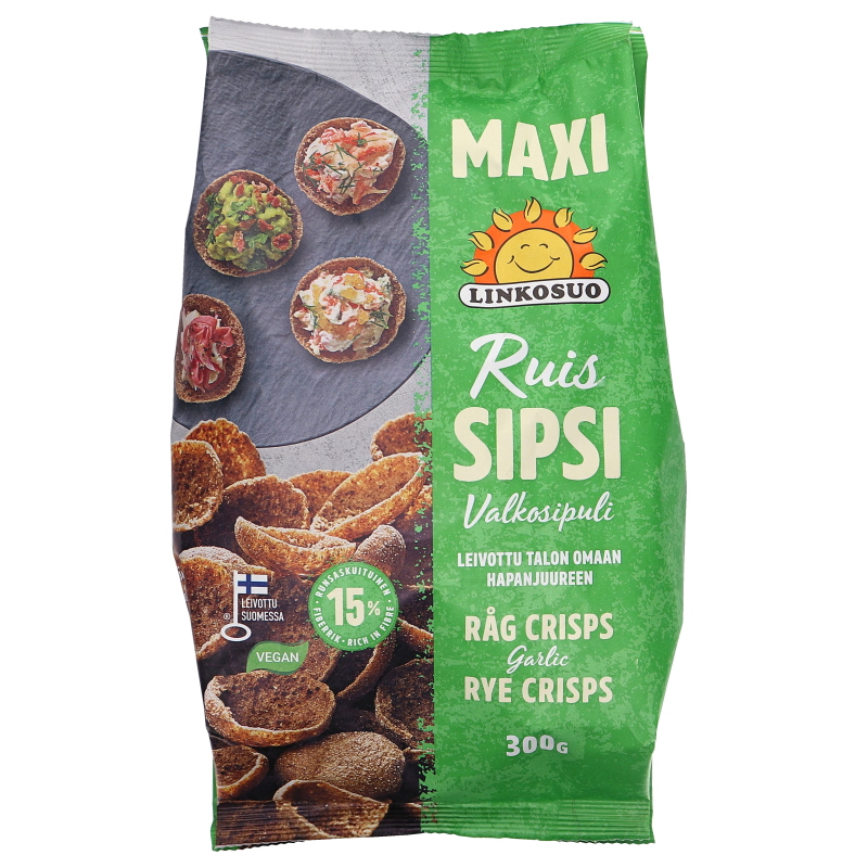 Ruissipsit Valkosipuli - 39% alennus