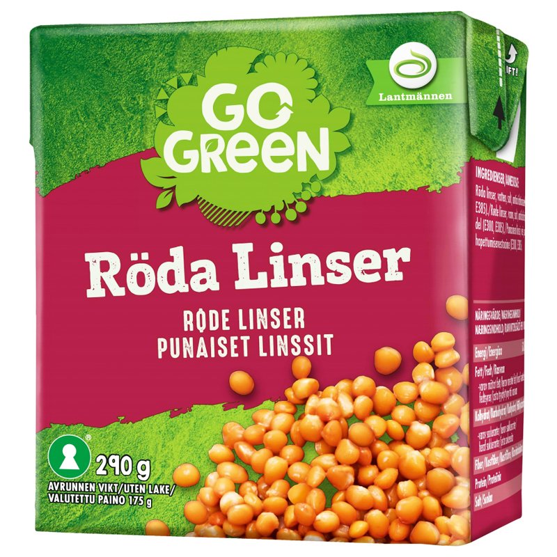 Punaiset Linssit 290g - 8% alennus