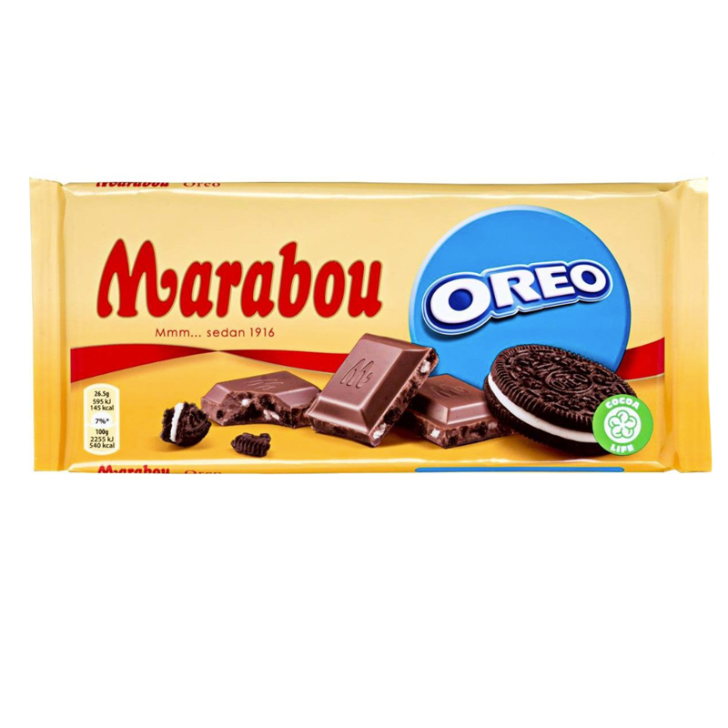Suklaalevy Marabou Oreo - 40% alennus
