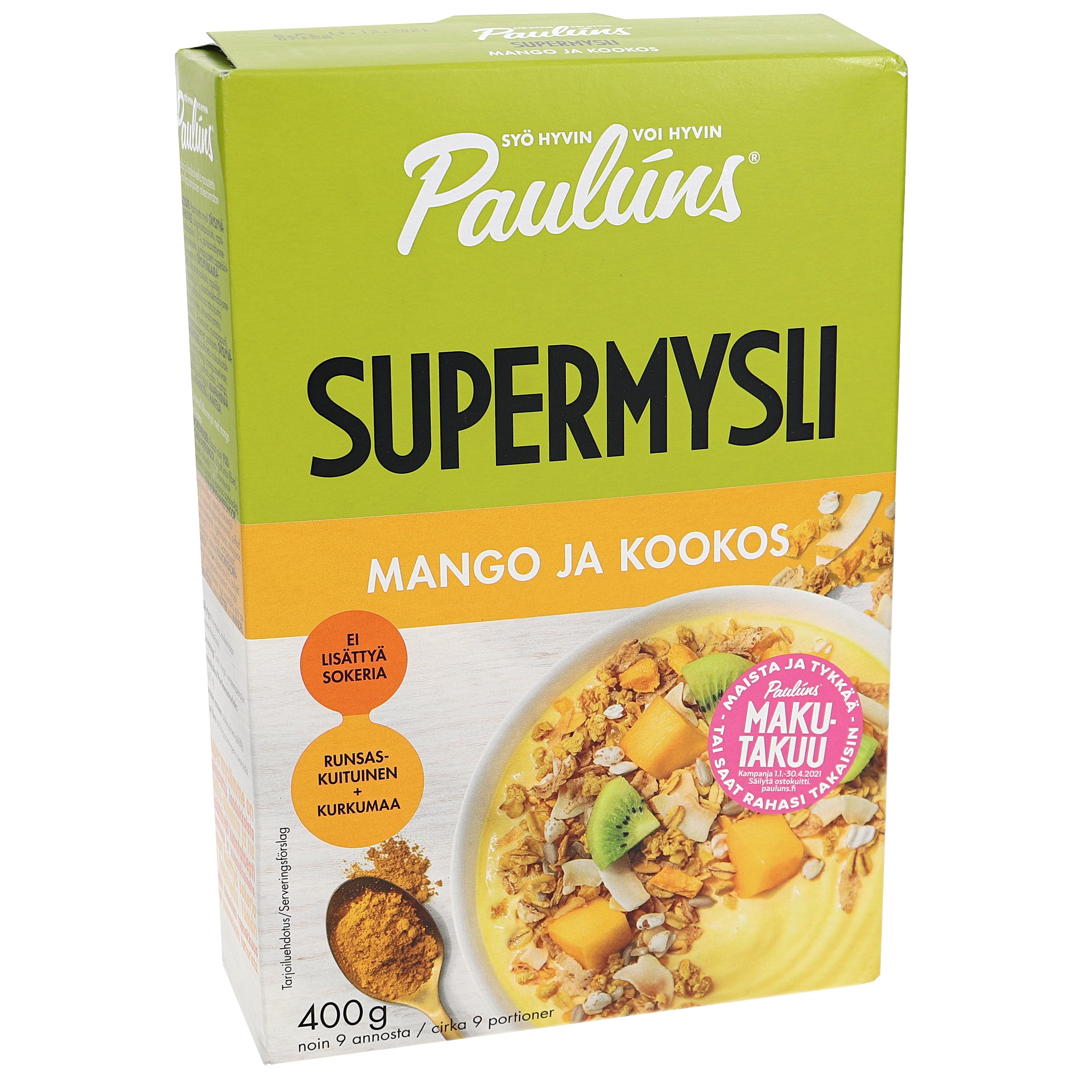 Supermysli Mango & Kookos - 28% alennus