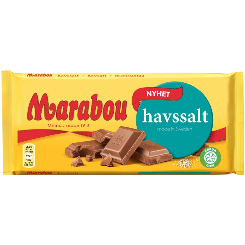 Suklaalevy Merisuolaa - 23% alennus