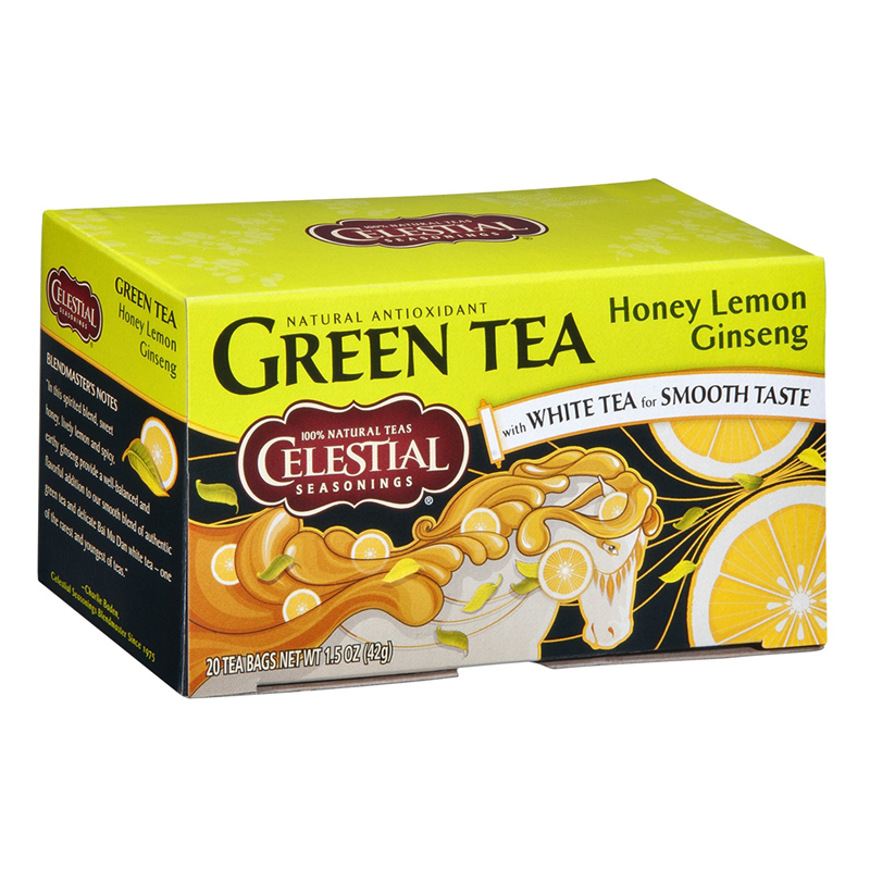 Vihreä tee "Honey Ginseng & Lemon Flavor" 20-kpl pakkaus - 63% alennus