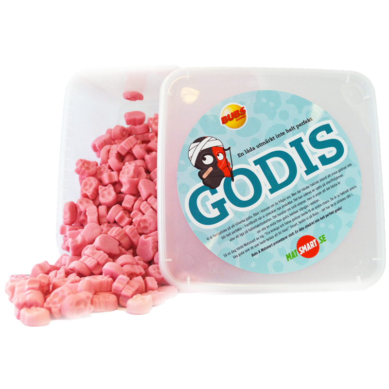 Bubs Vaahtokallot Vadelma - 40% alennus