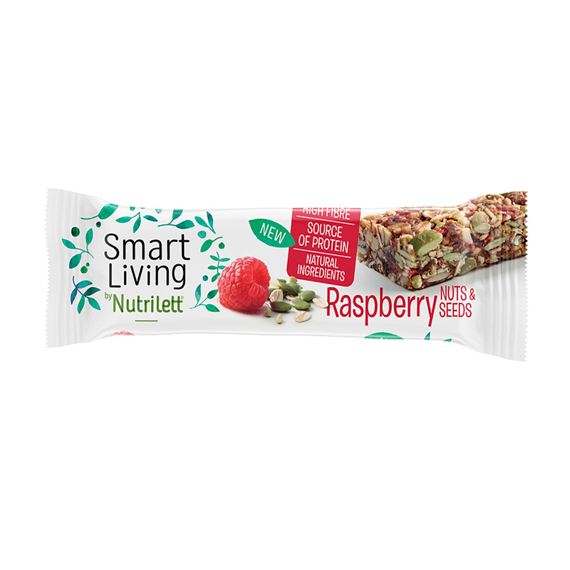 Energiapatukka Raspberry & Seeds 40g - 40% alennus