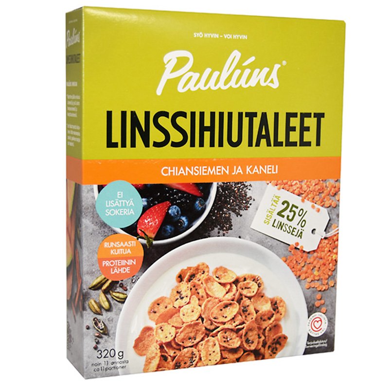 Linssihiutaleet Chiansiemen & Kaneli - 61% alennus