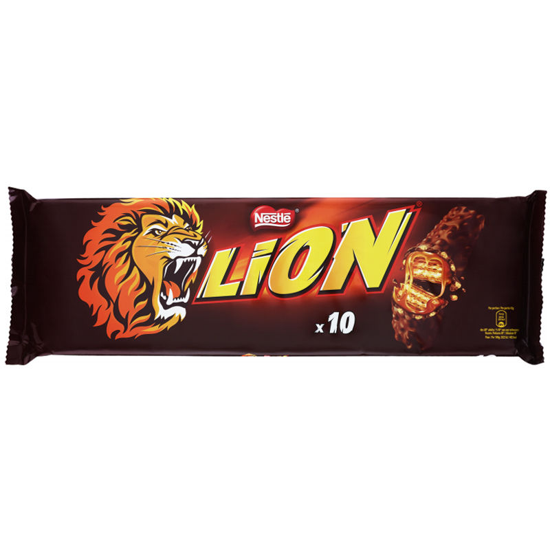 Suklaapatukat "Lion" 10 x 42g - 20% alennus