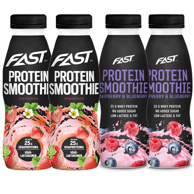 Fast Proteiinismoothiet 4kpl - 52% alennus