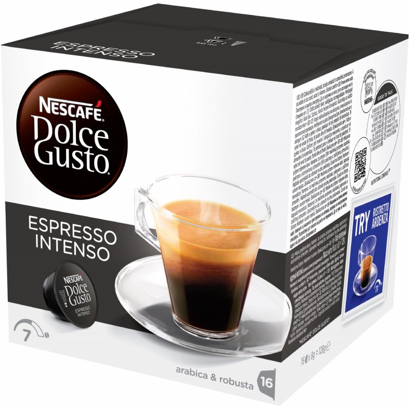 Kahvikapselit "Espresso Intenso" 16 x 8g - 40% alennus