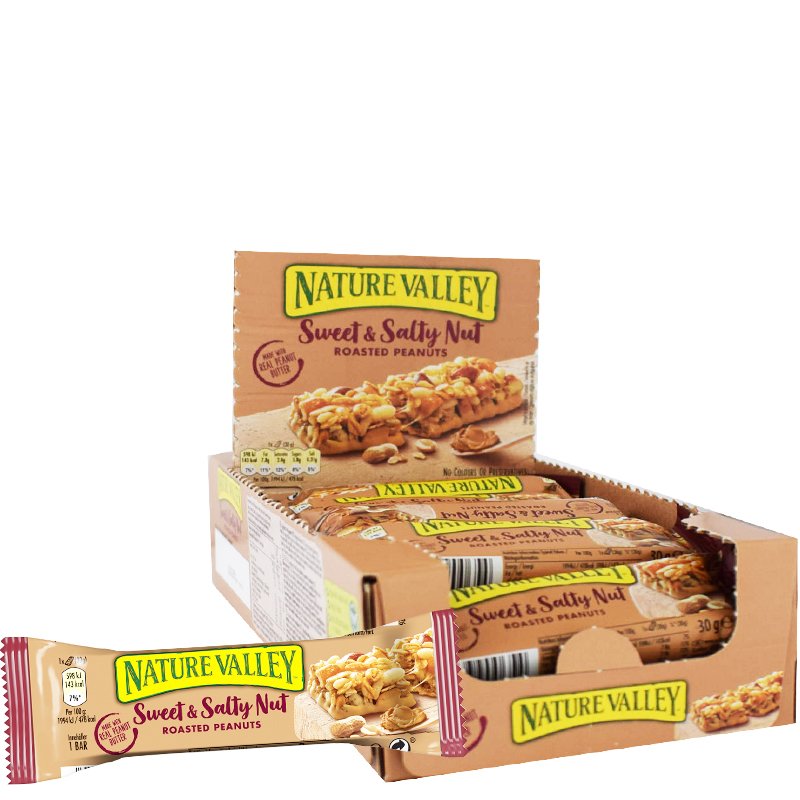 Kaurapatukat Sweet & Salty Peanut 18kpl - 43% alennus