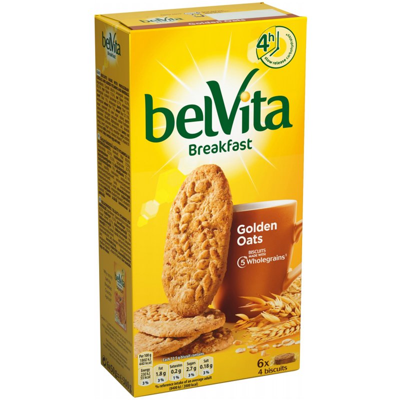 Täysjyväkeksit "Golden Oats" 300g - 50% alennus