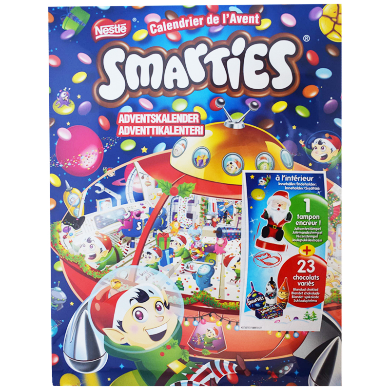 Smarties Suklaakalenteri 372,6g - 80% alennus