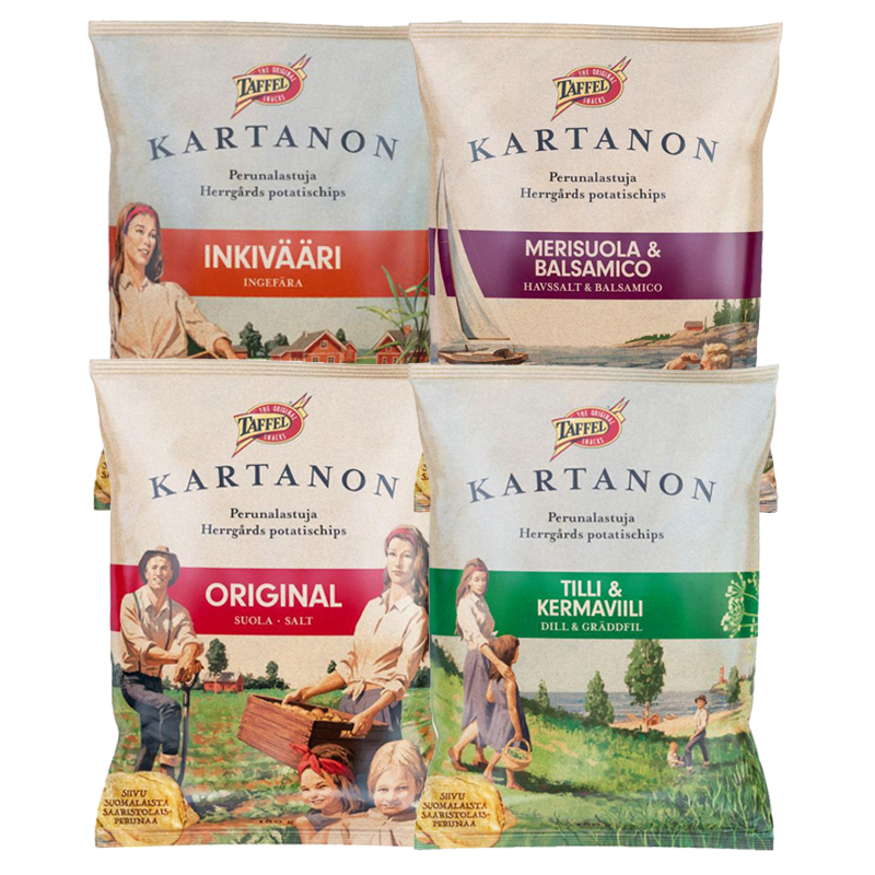 Kartanon Sipsipussit 4 x 180g - 48% alennus