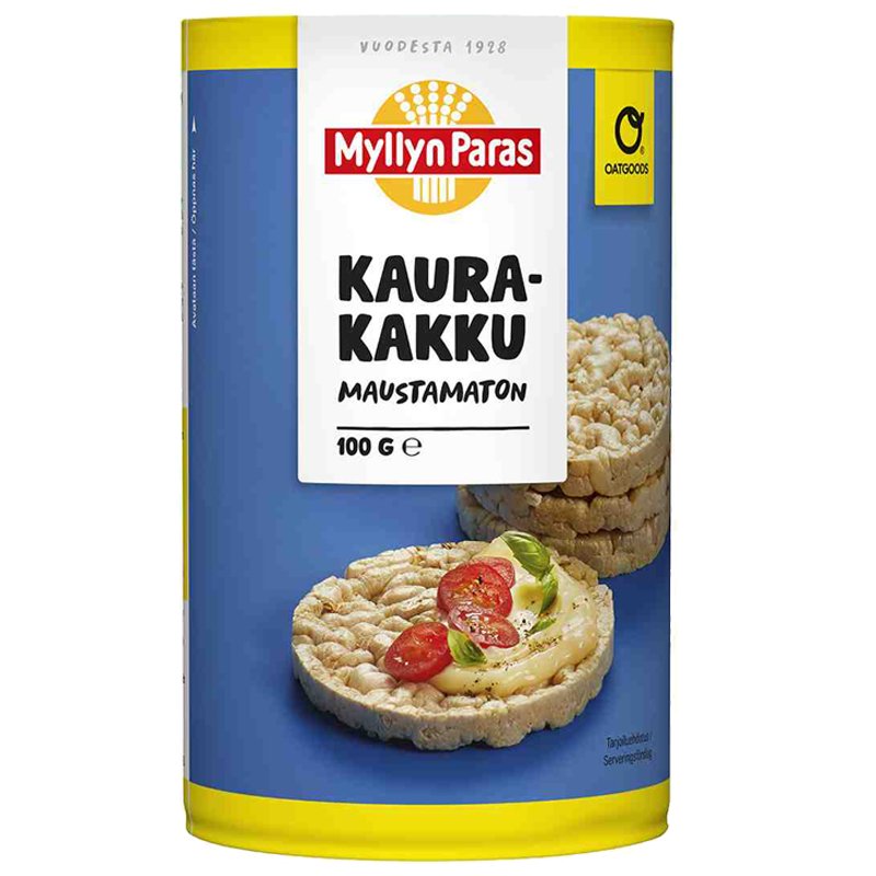 Kaurakakku Maustamaton - 40% alennus