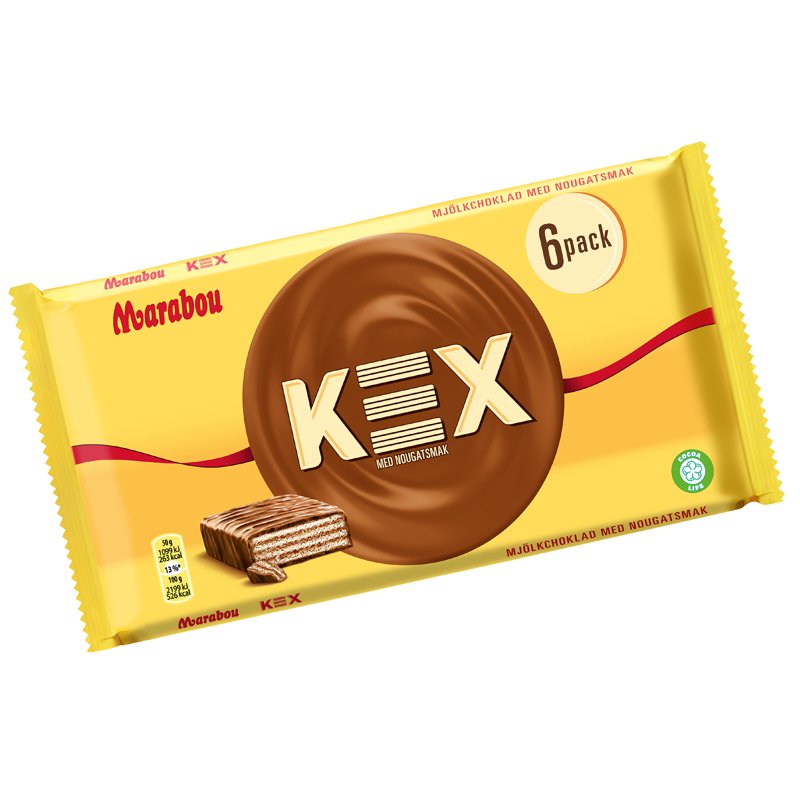Keksisuklaa 6kpl - 25% alennus