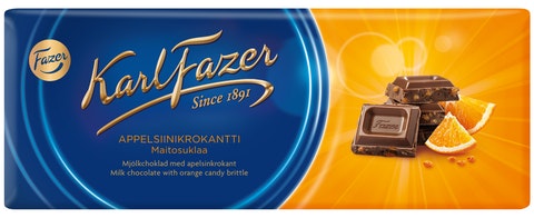 Suklaalevy Appelsiinikrokantti - 15% alennus