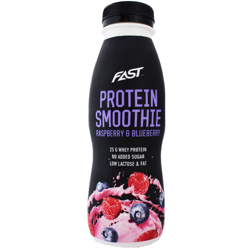 Proteiinismoothie Vadelma & Mustikka - 50% alennus
