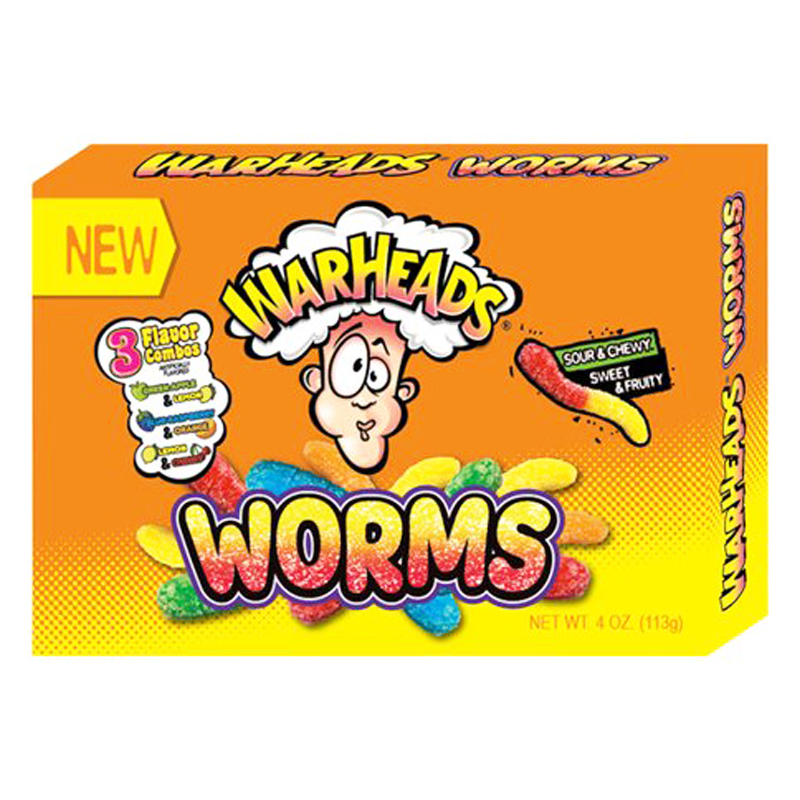 "Sour worms" makeiset 113g - 80% alennus