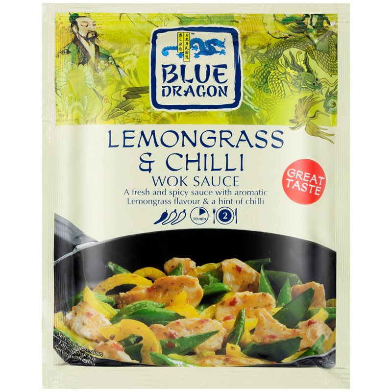 Wok-kastike Sitruunaruoho, Basilika & Chili - 12% alennus