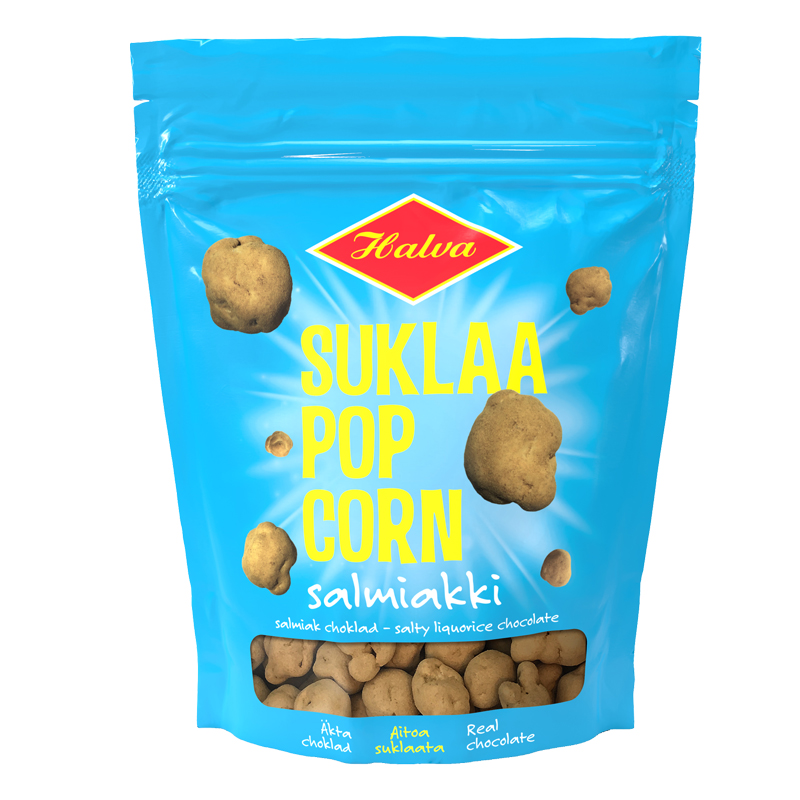 Suklaapopcorn Salmiakki - 20% alennus