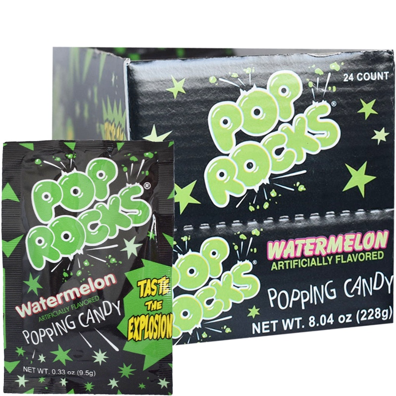 Laatikollinen Pop Rocks Makeispussia 24 x 9,5g - 40% alennus