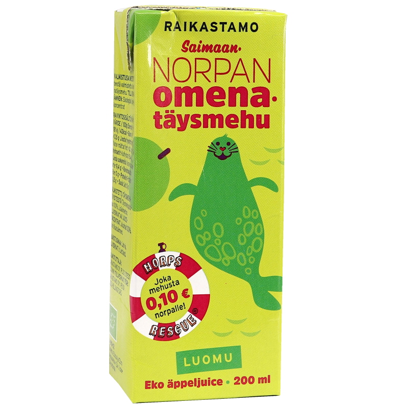 Luomu Omenatäysmehu - 21% alennus