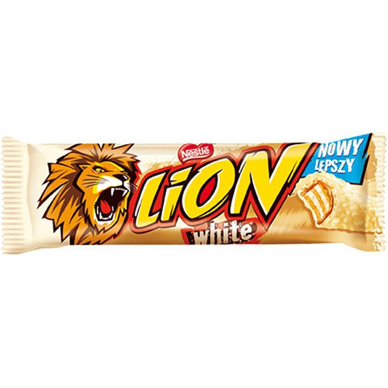 Suklaapatukka "Lion White" 42g - 17% alennus