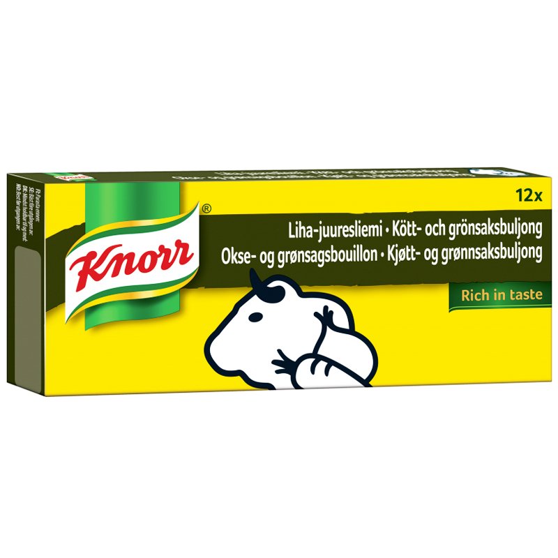 Liha & Kasvis Liemikuutio 12 x 10g - 50% alennus
