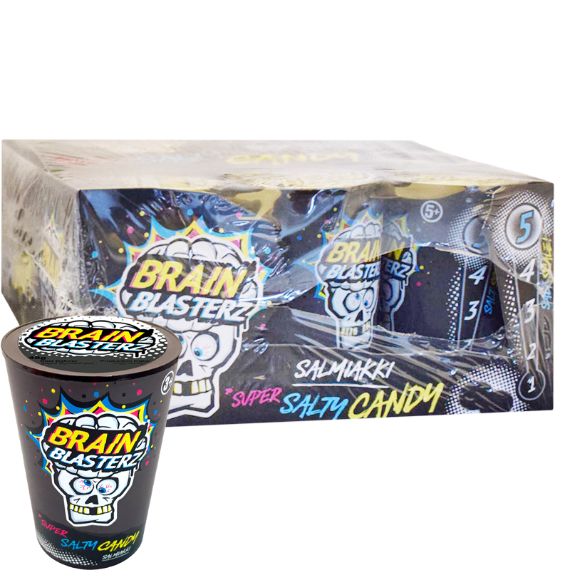 Brain Blasterz Salmiakkikarkit 12kpl - 65% alennus