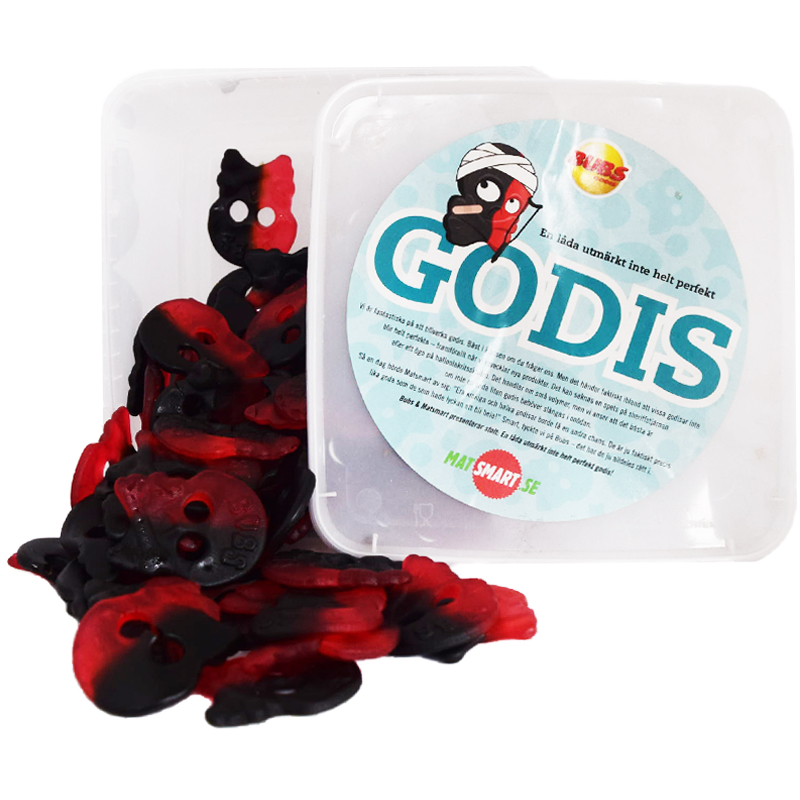 Vadelma- & Lakritsikallot 1,5kg - 50% alennus