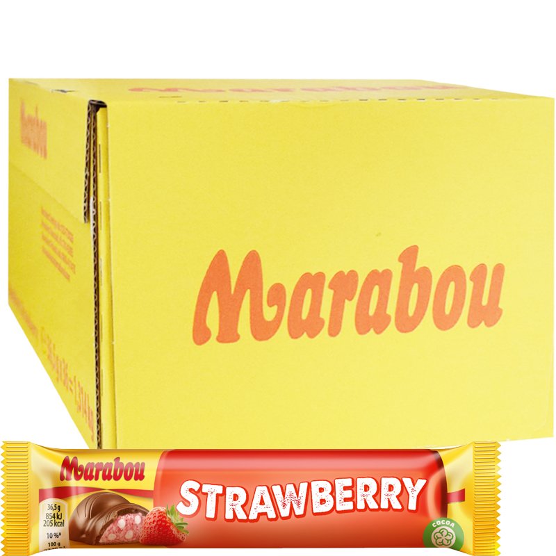 Marabou Mansikka Suklaapatukat 36kpl - 50% alennus