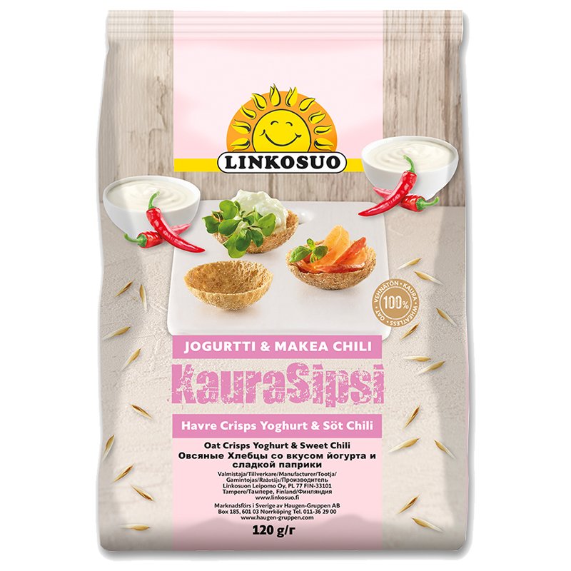 Kaurasipsit Jogurtti & Makea Chili - 60% alennus