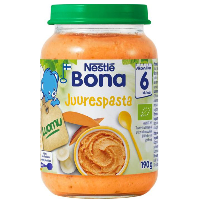 Luomu lastenruokaa "Juurespasta" 190g - 22% alennus