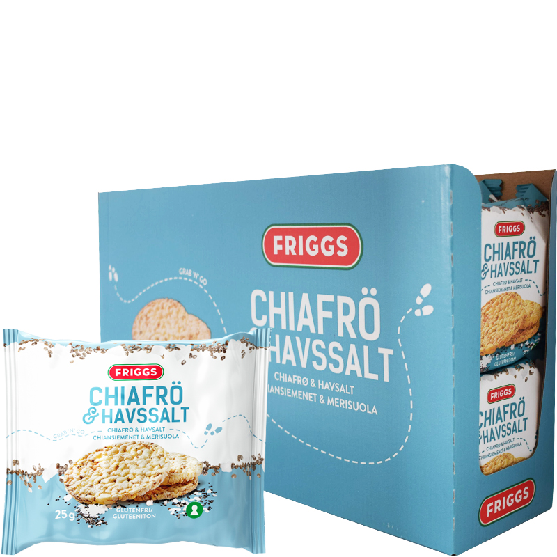 Maissikakut Chia & Merisuola 22kpl - 70% alennus