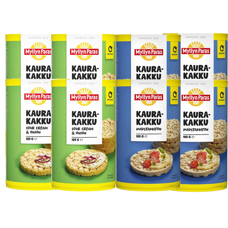 Kaurakakut 8kpl - 43% alennus