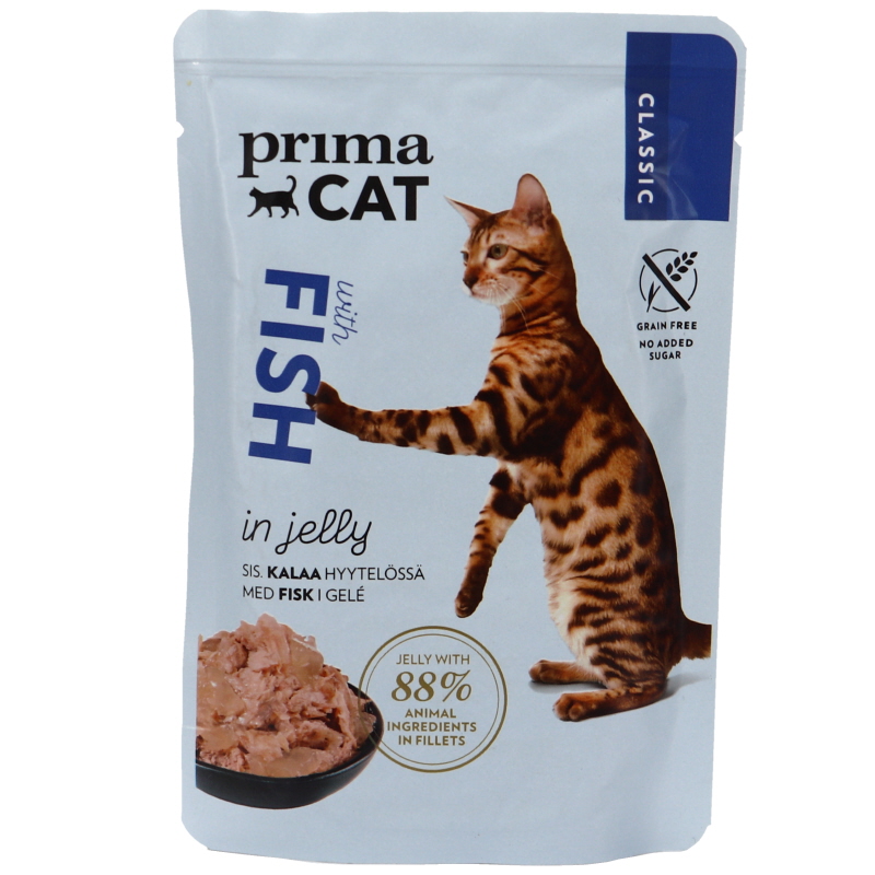 Kissanruoka Kalaa Hyytelössä - 19% alennus